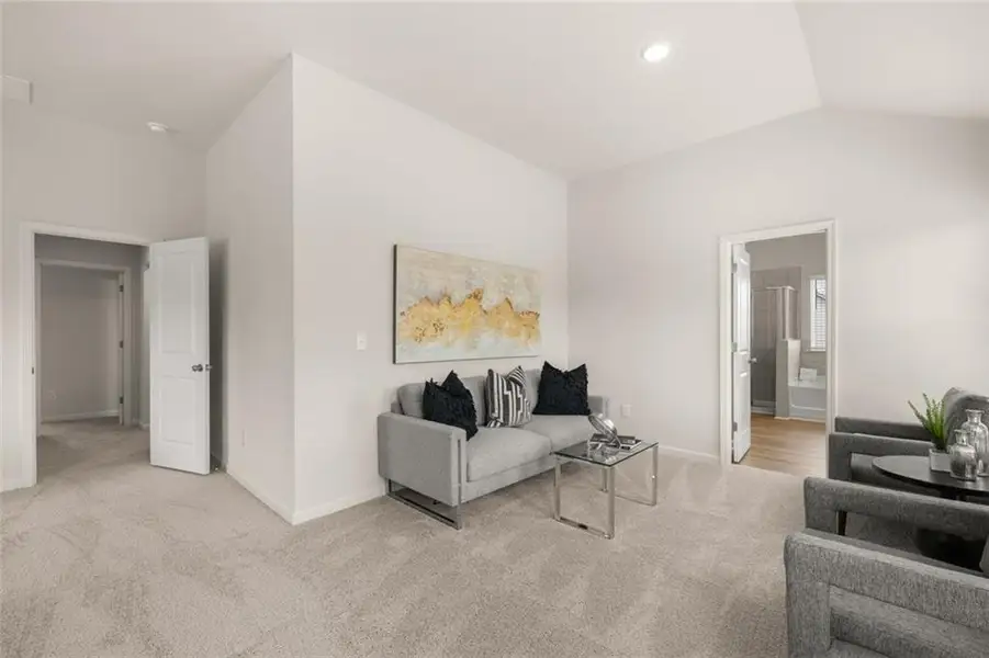 Furnished interior view inside a new home in Hillbrooke Preserve, Conyers (Image 8).