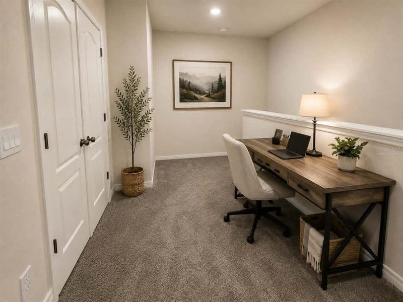 Furnished interior view inside a new home in Rivers Edge, Edgewater (Image 12).