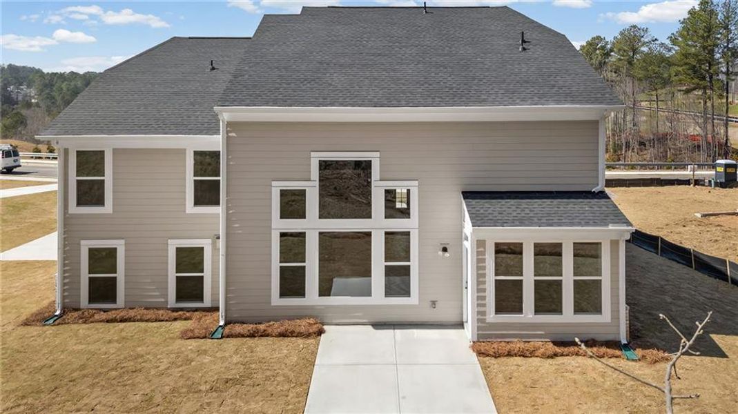 Exterior details and patio area of a home in Governor’s Preserve, Canton (Image 24).