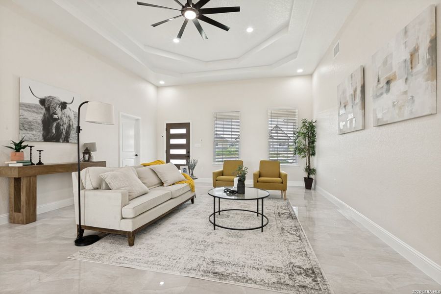 Furnished interior view inside a new home in , Atascosa (Image 8). Furnished interior view inside a new home in , Atascosa (Image 8).