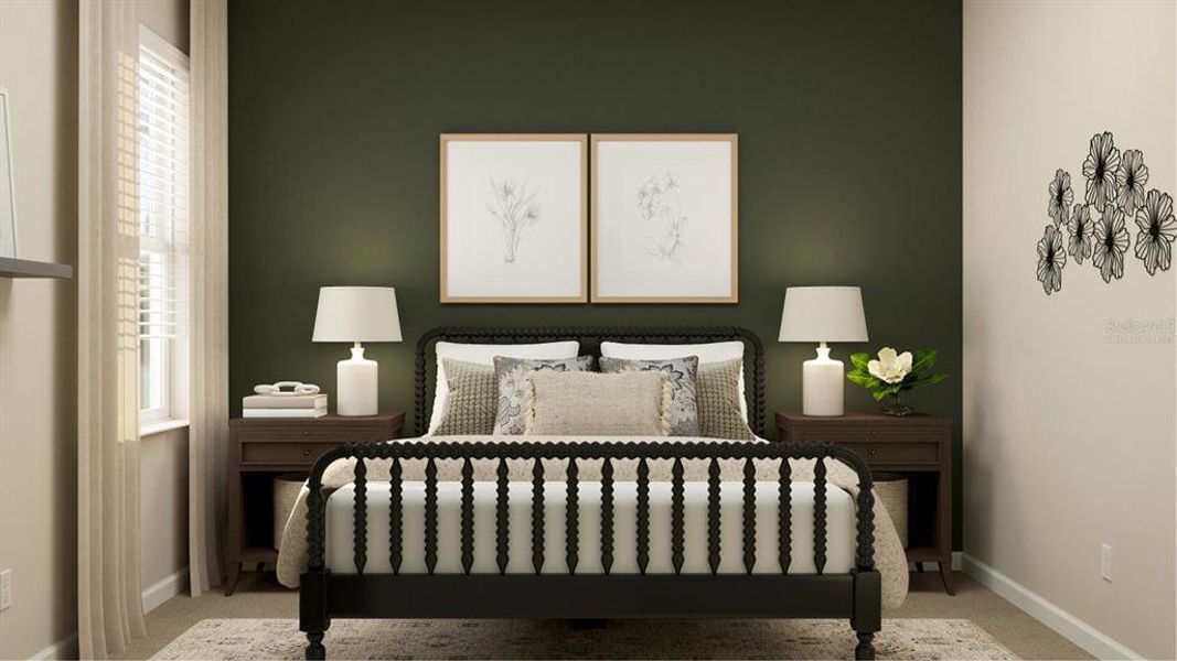 Furnished interior view inside a new home in , Orlando (Image 8).