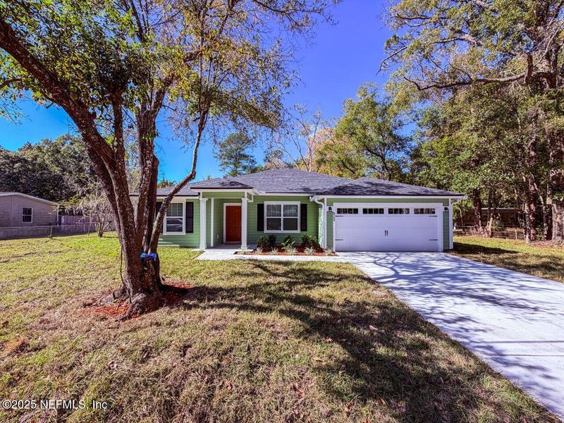 Front exterior of a new home in , Jacksonville, FL, highlighting curb appeal (Image 2). Front exterior of a new home in , Jacksonville, FL, highlighting curb appeal (Image 2).