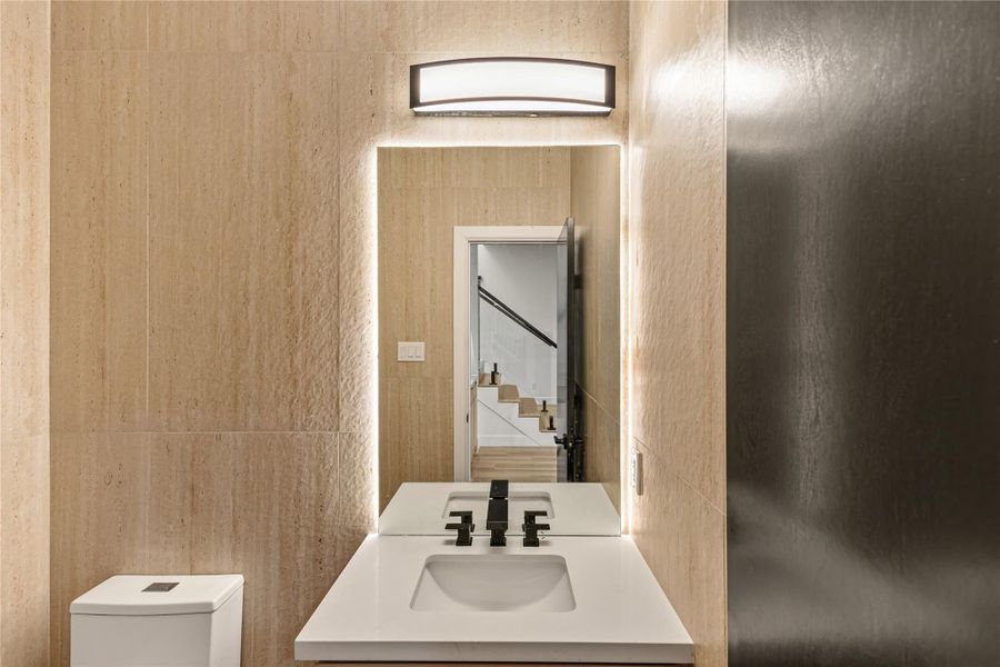 Close-up of interior finishes inside a home in , Houston (Image 15).