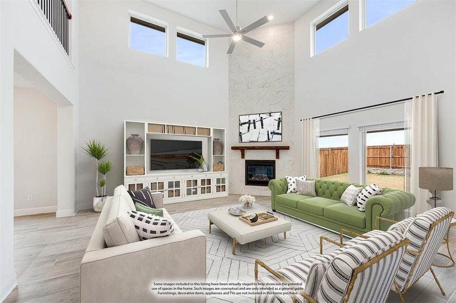 Furnished interior view inside a new home in Sonoma Verde, McLendon-Chisholm (Image 13).