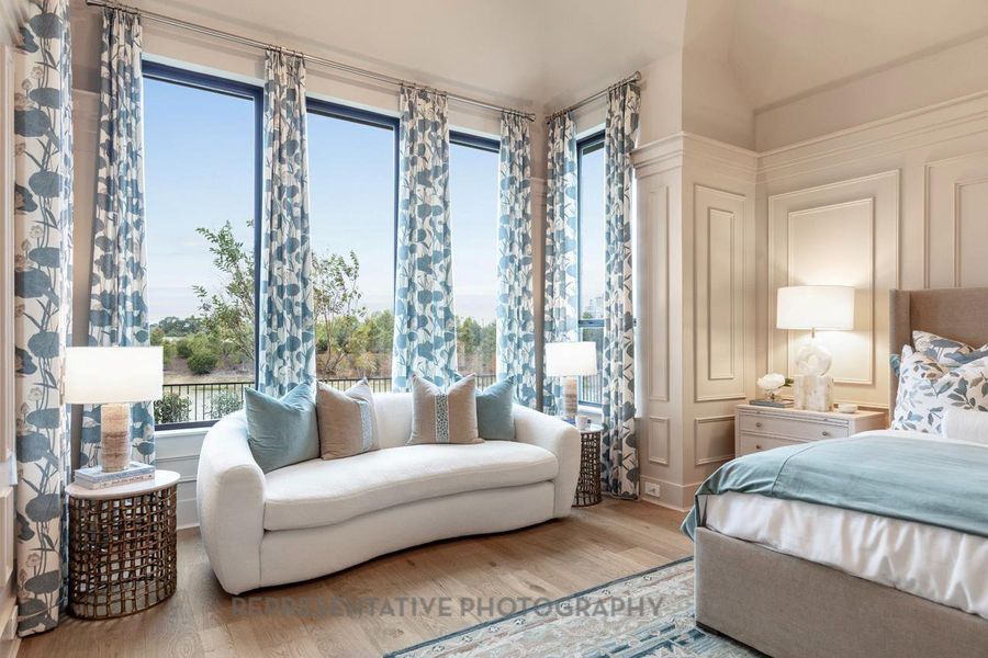 Furnished interior view inside a new home in Bridgeland, Cypress (Image 13).