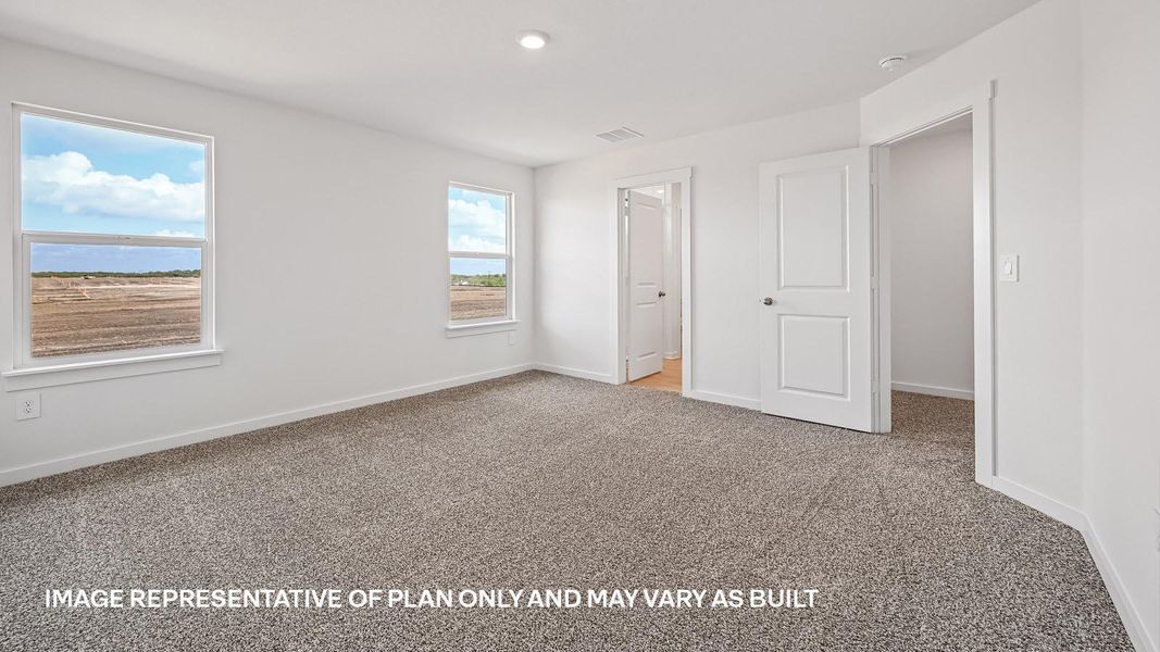 Spacious, unfurnished interior of a new home in Frontier, Mustang Ridge (Image 22).
