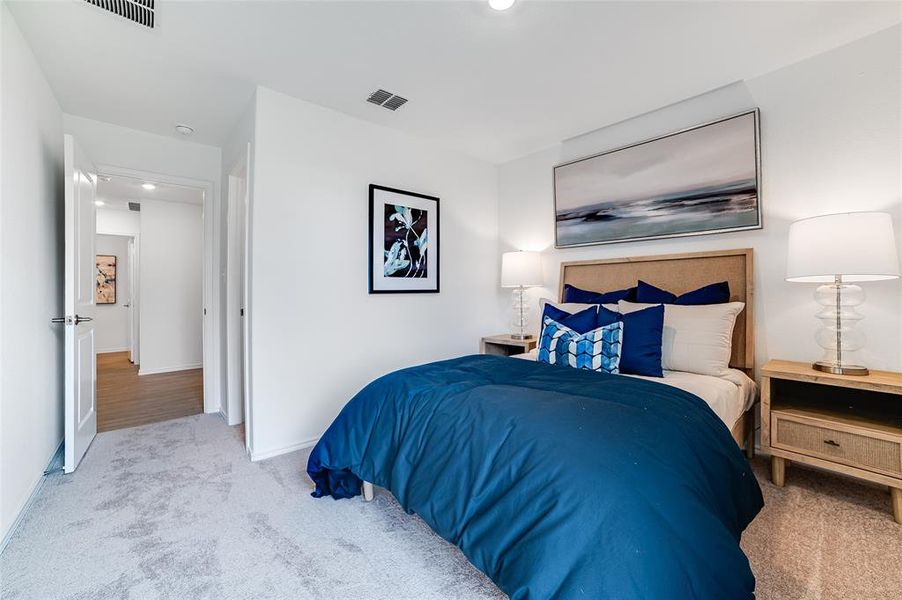 Furnished interior view inside a new home in Atascosa Estates: Watermill Collection 3, Temple (Image 18).