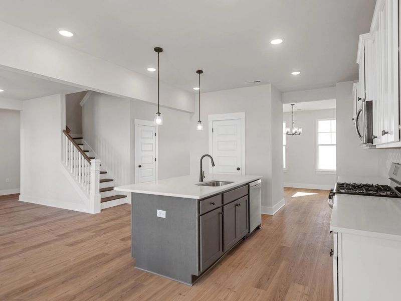 Furnished interior view inside a new home in Calista Farms, White House (Image 3).
