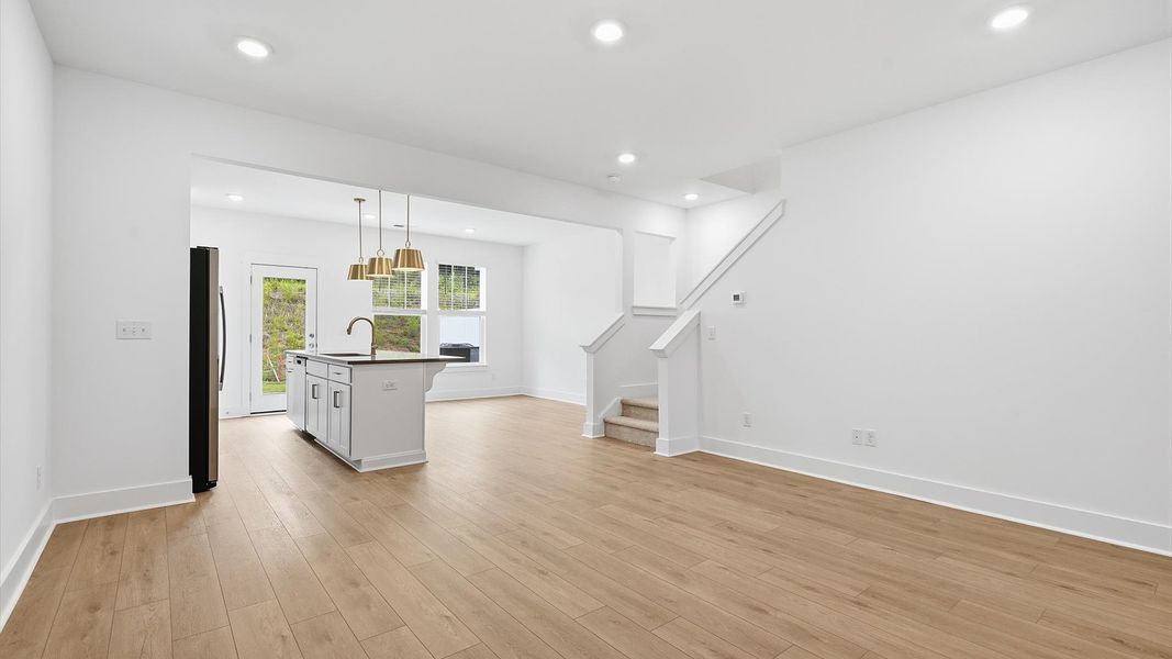 Notable family room designed with high standards—perfect for both everyday living and entertaining Notable family room designed with high standards—perfect for both everyday living and entertaining