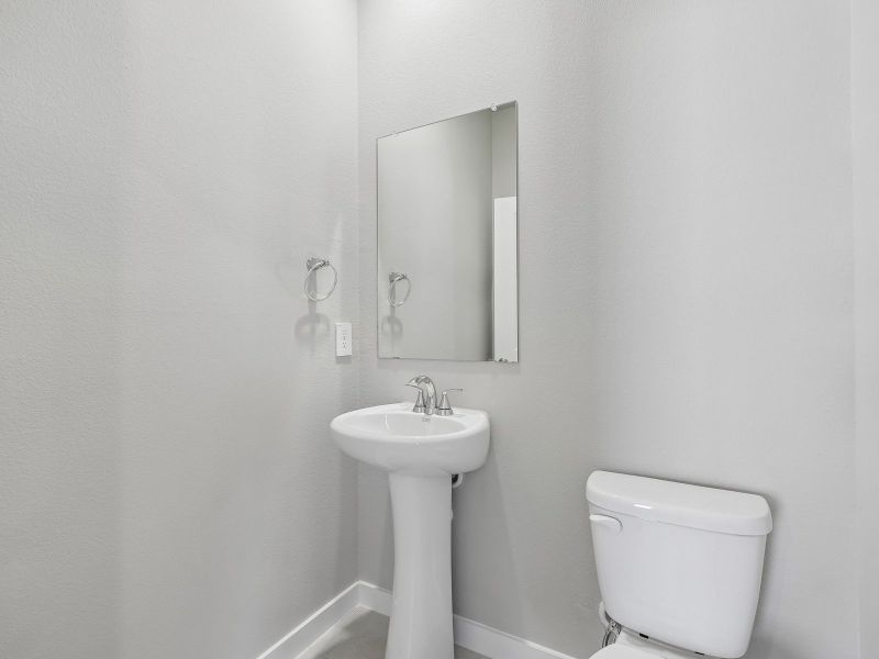 Furnished interior view inside a new home in Cibolo Hills West - Spring Series, Fort Worth (Image 9).