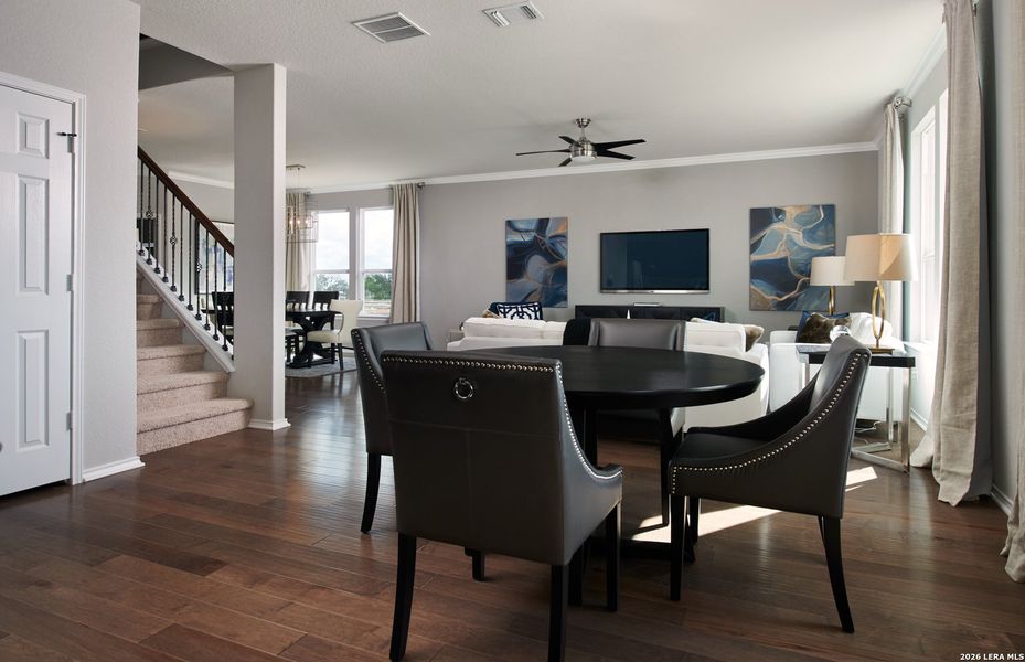 Furnished interior view inside a new home in Davis Ranch, San Antonio (Image 7).