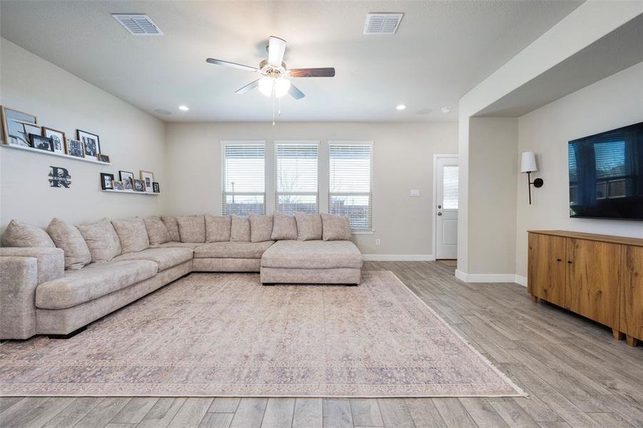 Furnished interior view inside a new home in , Krum (Image 6).