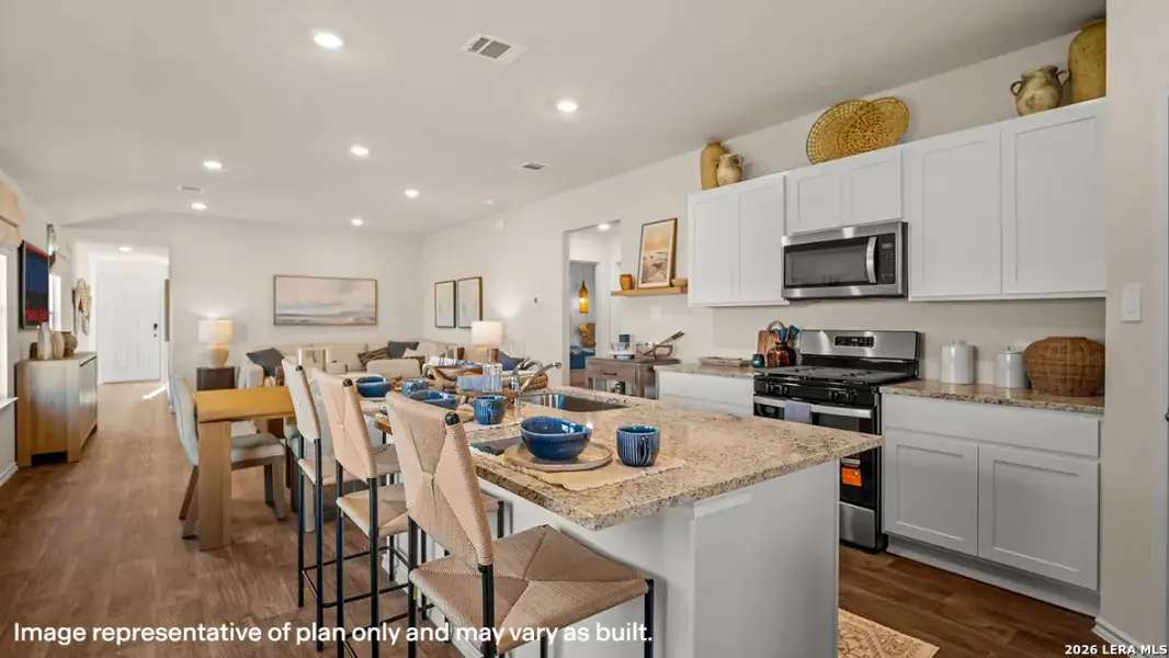 Furnished interior view inside a new home in , San Antonio (Image 8).