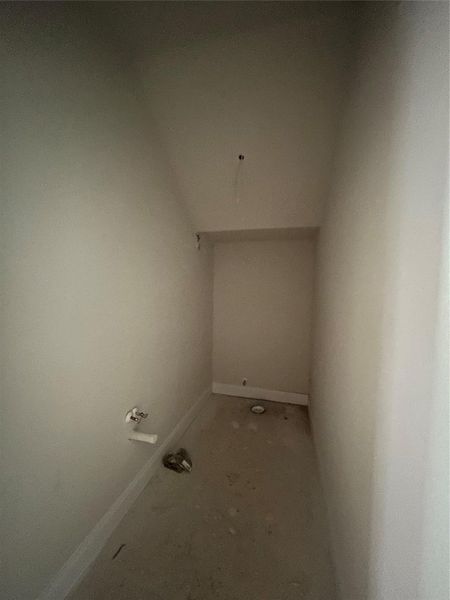 Half bath located under the stairs Half bath located under the stairs