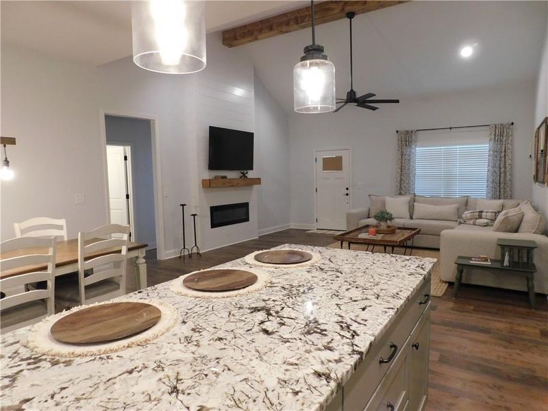 Furnished interior view inside a new home in , Dahlonega (Image 18). Furnished interior view inside a new home in , Dahlonega (Image 18).