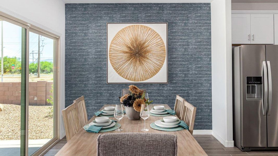 Furnished interior view inside a new home in Sahuarita Acres, Sahuarita (Image 12).