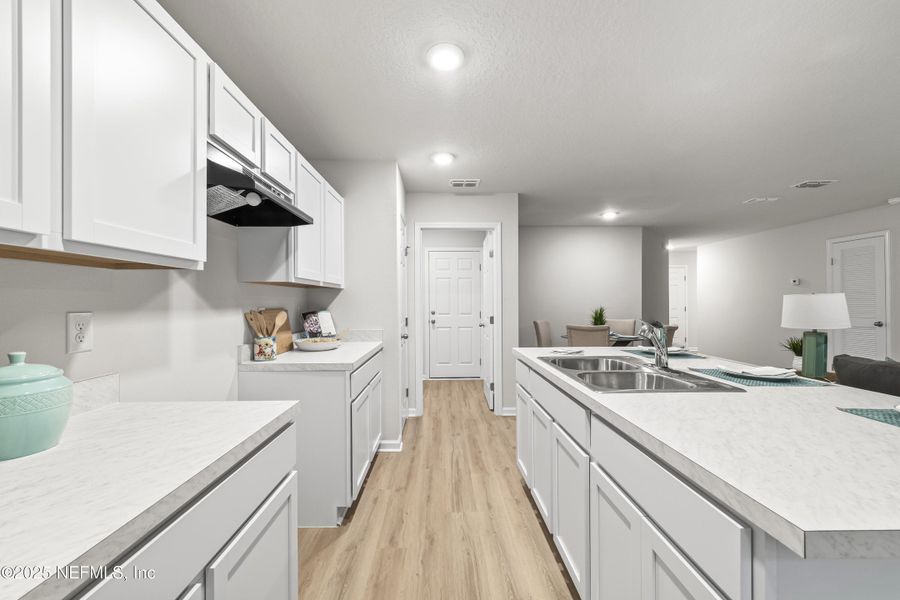 Furnished interior view inside a new home in , Jacksonville (Image 14). Furnished interior view inside a new home in , Jacksonville (Image 14).