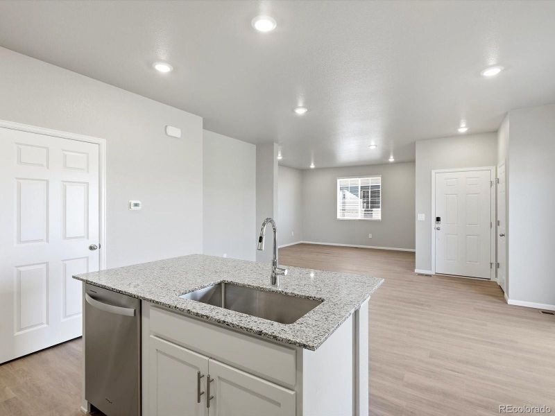 Furnished interior view inside a new home in , Thornton (Image 10).
