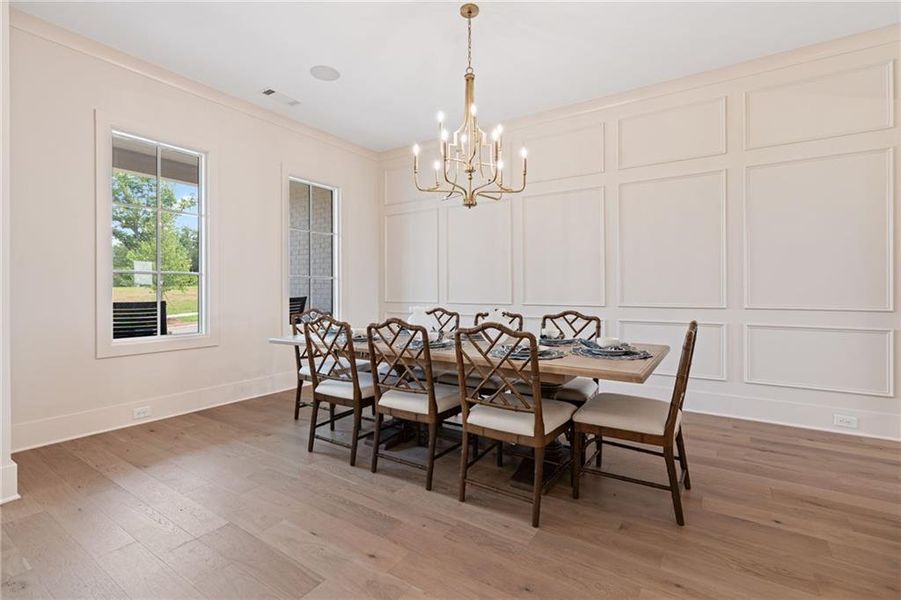 Furnished interior view inside a new home in , Ball Ground (Image 15).