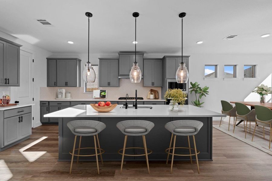 Light & Bright Kitchen - Virtually Staged