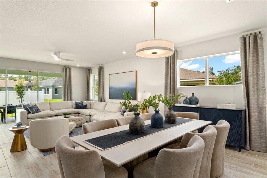 Furnished interior view inside a new home in Meridian Parks, Orlando (Image 20).