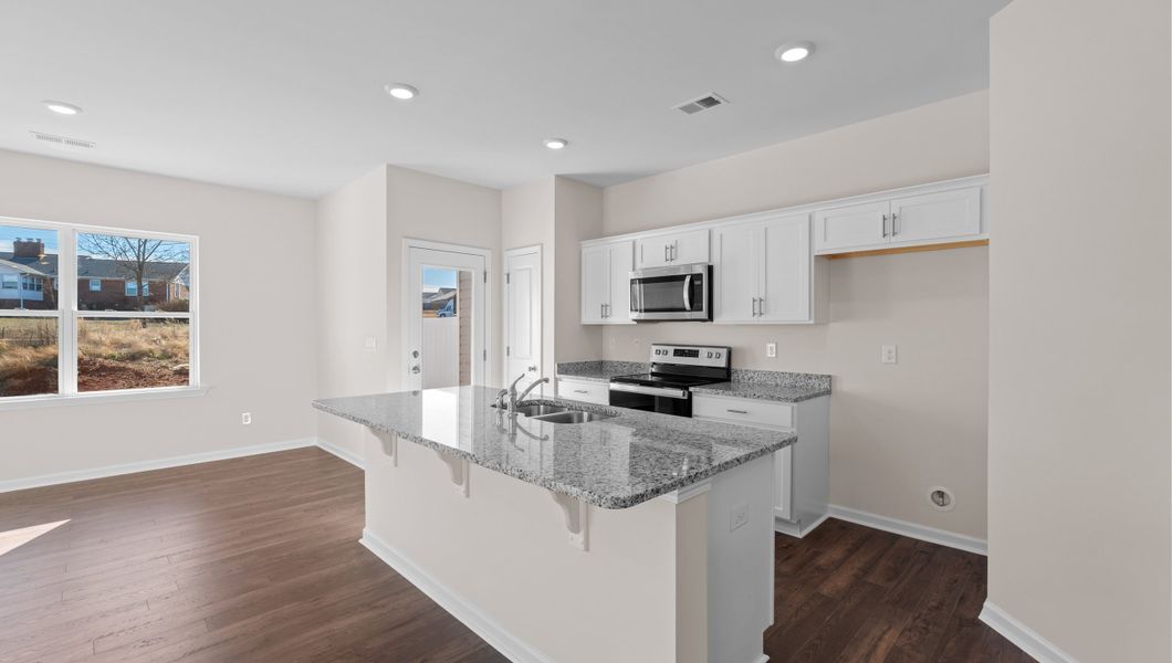 Furnished interior view inside a new home in Covington Village, Greer (Image 7).