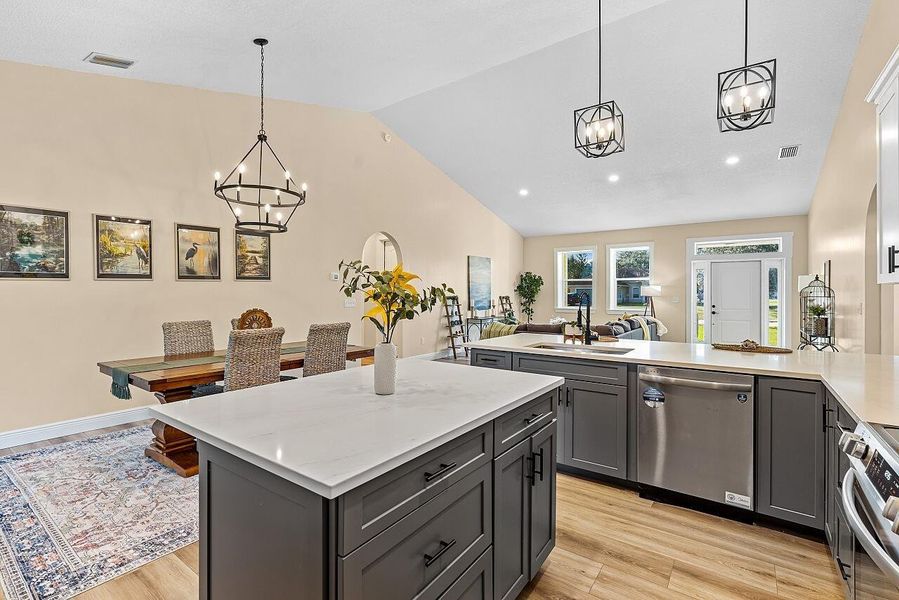 Furnished interior view inside a new home in , Vero Beach (Image 36).