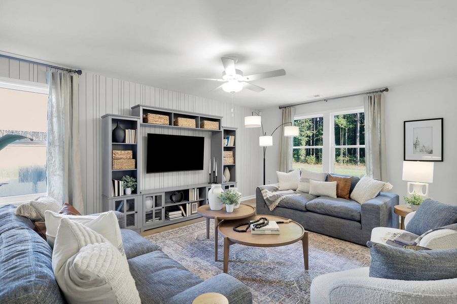 Furnished interior view inside a new home in , Summerville (Image 5). Furnished interior view inside a new home in , Summerville (Image 5).