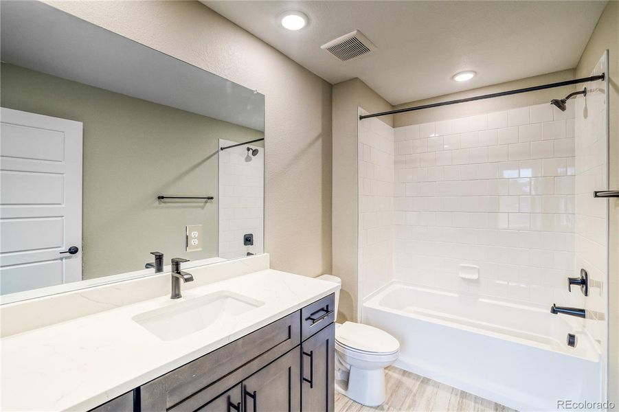 Furnished interior view inside a new home in Painted Prairie, Aurora (Image 8).