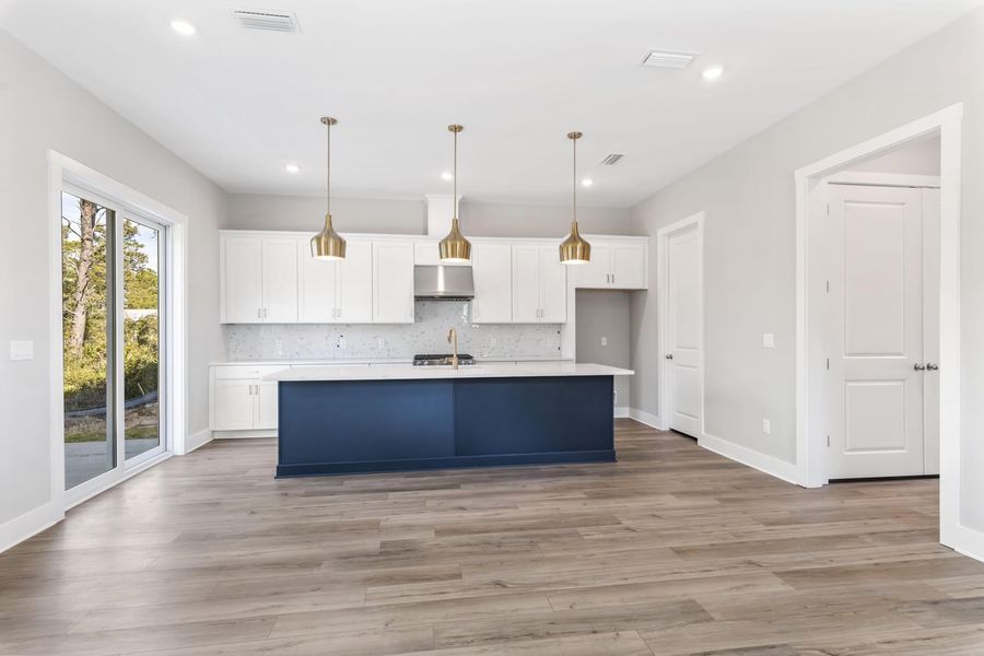 Representative furnished interior of a home built from the Pearl by Brock Built in Nautilus Pointe, Inlet Beach (Image 13).