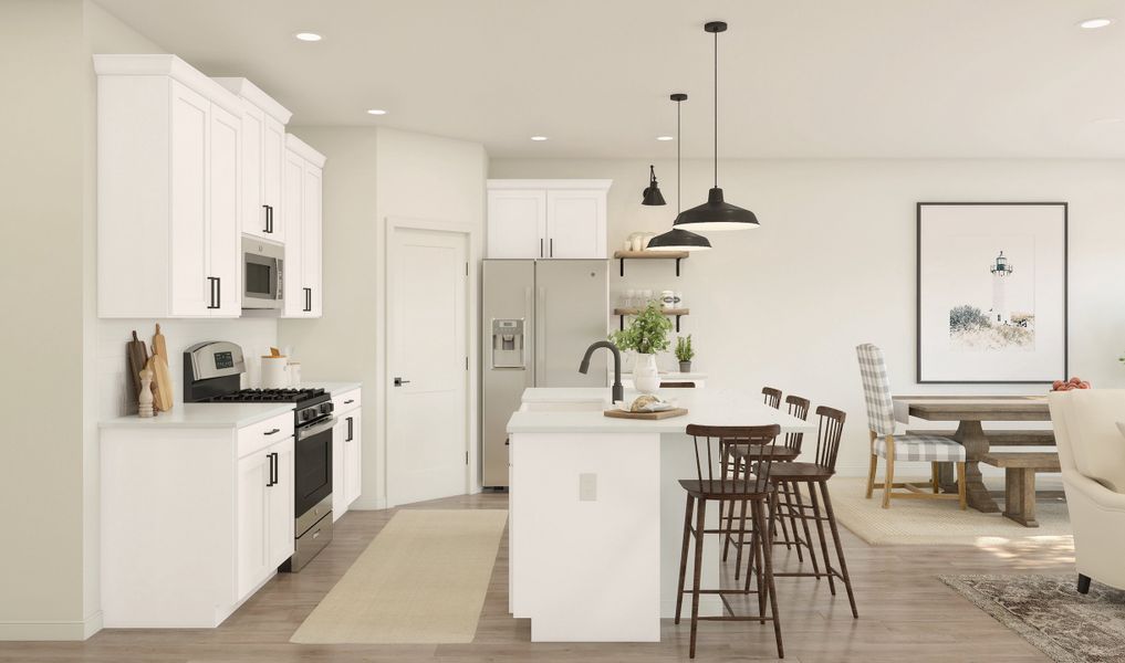 Open floorplan concept Open floorplan concept