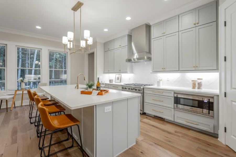 Representative furnished interior of a home built from the Winterbrook A by Riverstone Construction, LLC in Jasper Highlands, Guild (Image 17).