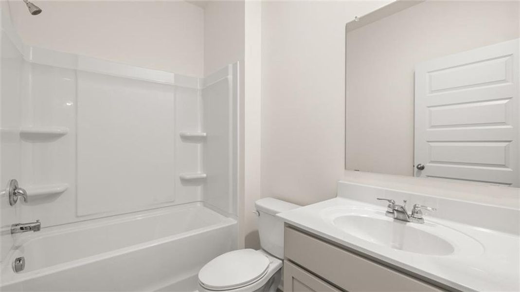 Furnished interior view inside a new home in Jackson Landing, Jefferson (Image 6).