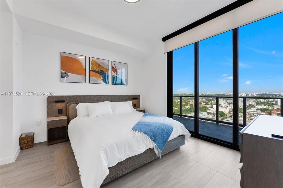 Furnished interior view inside a new home in 72 Park, Miami (Image 9).