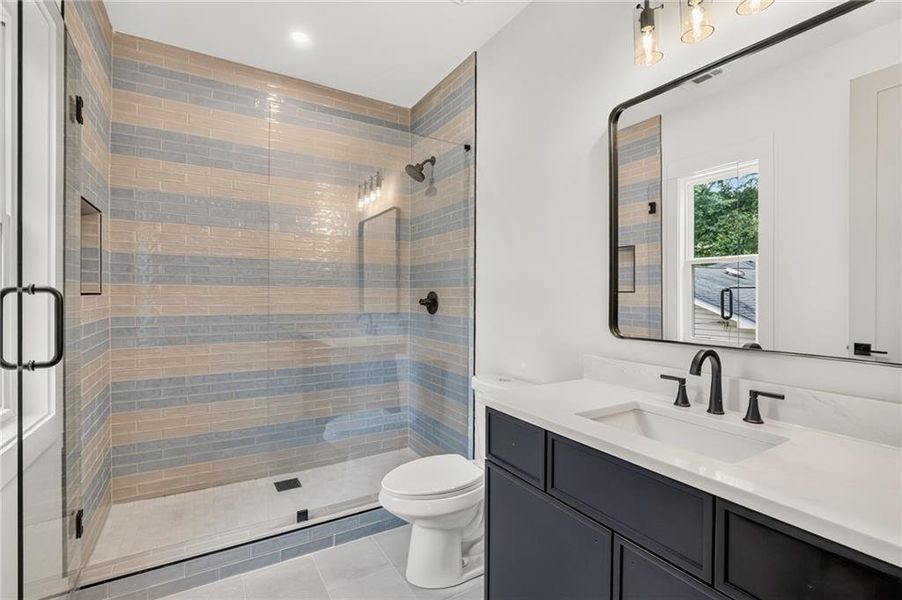 Furnished interior view inside a new home in , Atlanta (Image 35).
