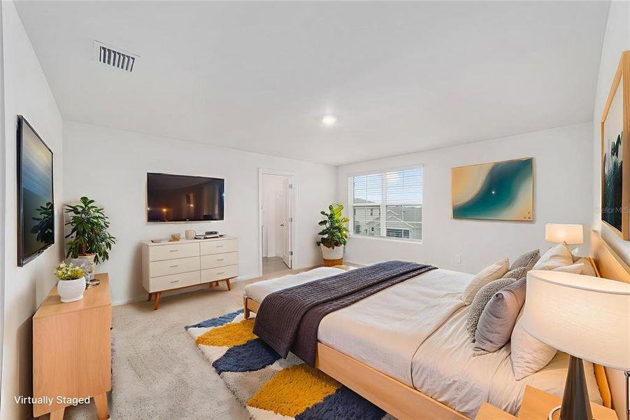 Furnished interior view inside a new home in Ocala Crossings South, Ocala (Image 8). Furnished interior view inside a new home in Ocala Crossings South, Ocala (Image 8).