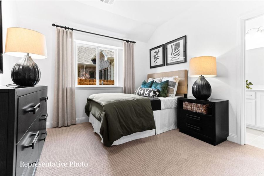 Furnished interior view inside a new home in River Ranch, Van Alstyne (Image 16).