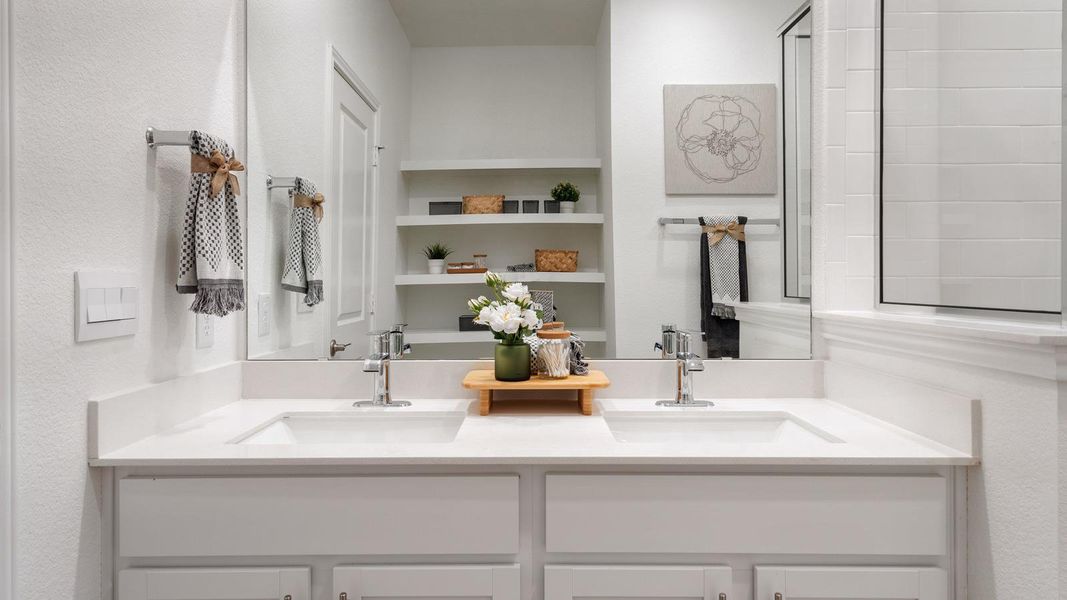 Furnished interior view inside a new home in Avery Centre, Round Rock (Image 20).