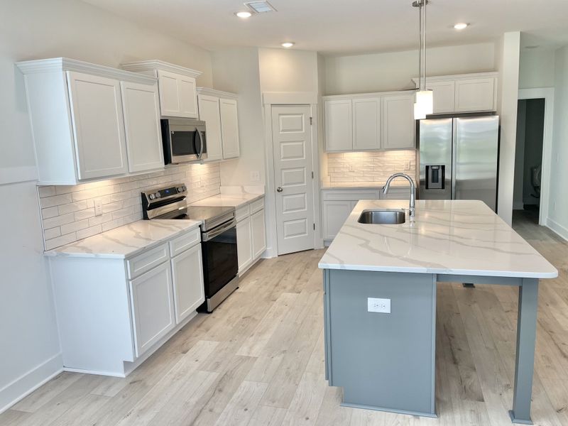 Furnished interior view inside a new home in Brewer Point, Murfreesboro (Image 6).