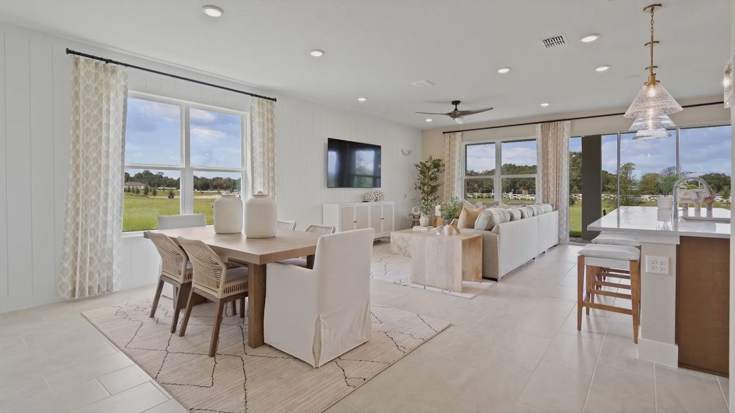 Furnished interior view inside a new home in Trailside, Mount Dora (Image 16).