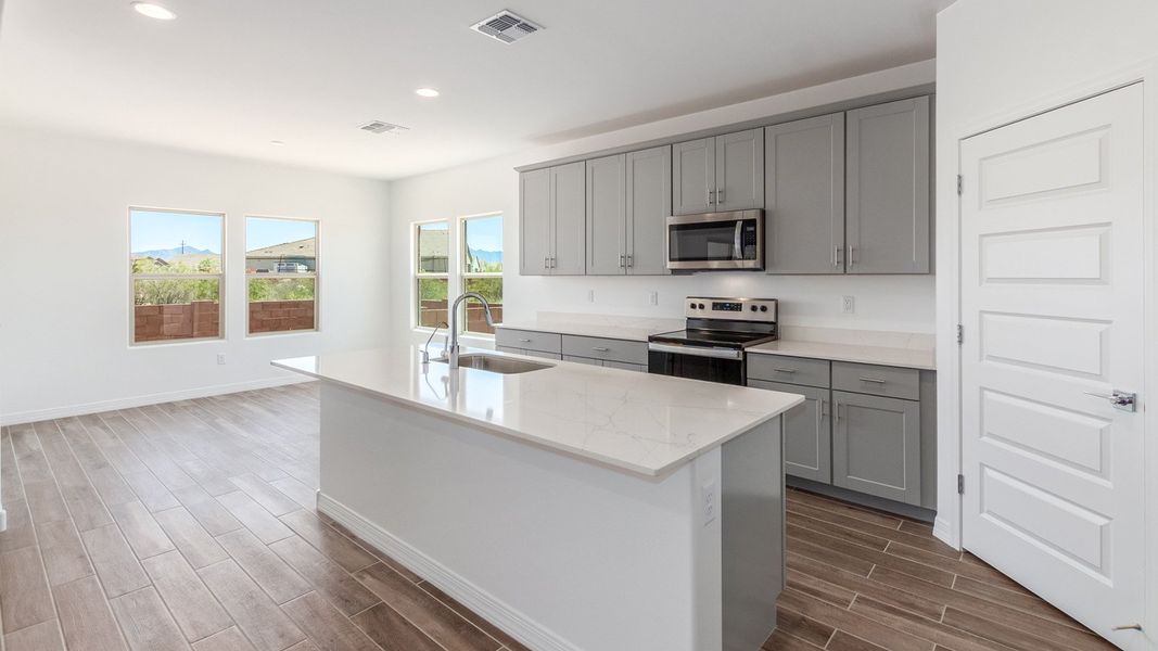 Representative furnished interior of a home built from the Catalina - Plan H50T4 by D.R. Horton in Sahuarita Acres, Sahuarita (Image 7).