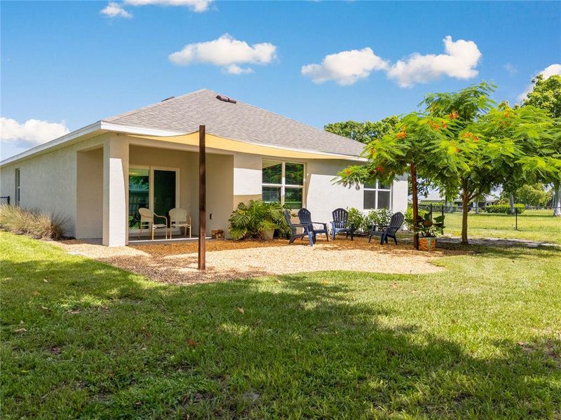 Exterior details and patio area of a home in Burnt Store Village, Punta Gorda (Image 4).