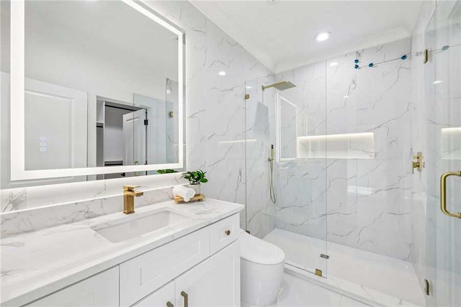 Furnished interior view inside a new home in , Hoschton (Image 18).
