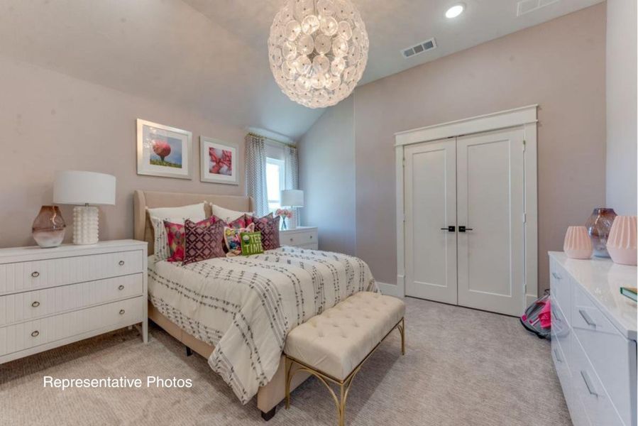 Furnished interior view inside a new home in Edgewater, Fate (Image 18). Furnished interior view inside a new home in Edgewater, Fate (Image 18).