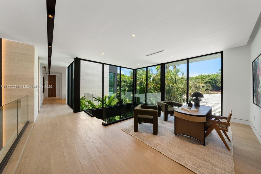 Furnished interior view inside a new home in , Miami Beach (Image 10). Furnished interior view inside a new home in , Miami Beach (Image 10).