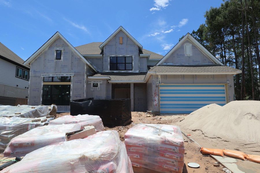 In-progress construction of a new home in ARTAVIA - Parkview Collection, Conroe, TX (Image 3). In-progress construction of a new home in ARTAVIA - Parkview Collection, Conroe, TX (Image 3).