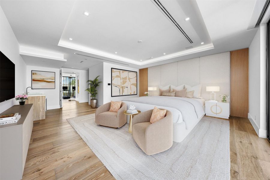 Furnished interior view inside a new home in , Fort Lauderdale (Image 5).