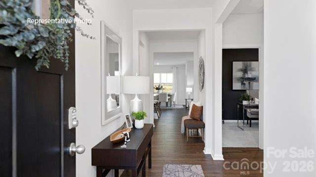 Furnished interior view inside a new home in Woodhaven at Chester, Chester (Image 9). Furnished interior view inside a new home in Woodhaven at Chester, Chester (Image 9).