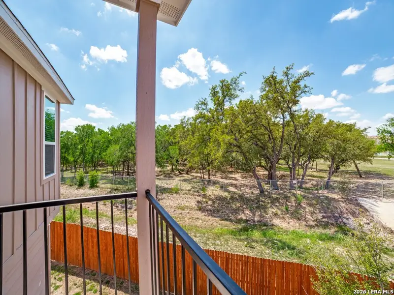 Exterior details and patio area of a home in Stillwater Ranch, San Antonio (Image 3).