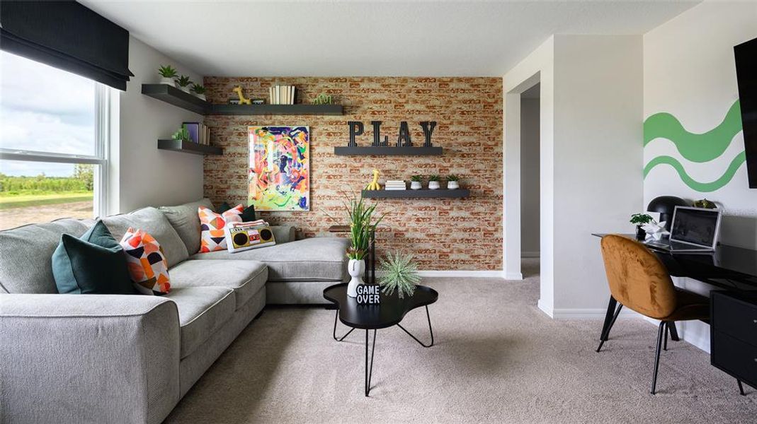 Furnished interior view inside a new home in Villa Mar, Winter Haven (Image 8).